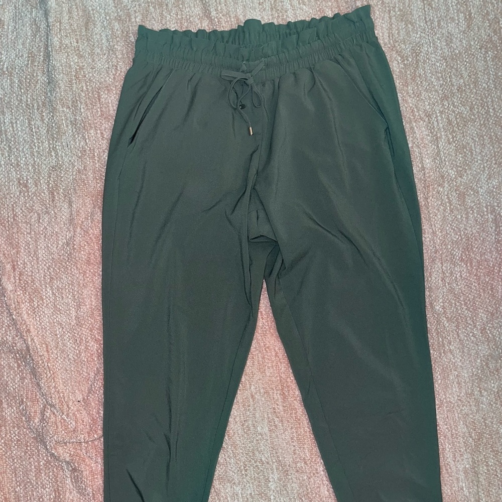 Paper bag waist dress pants